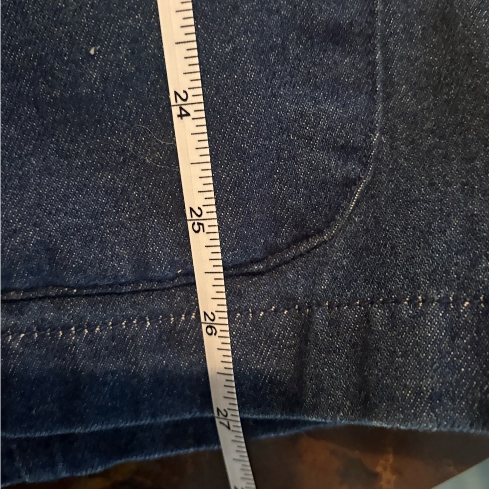 Vintage Stylish Dark Blue Jean Jacket - Picture 9 of 10